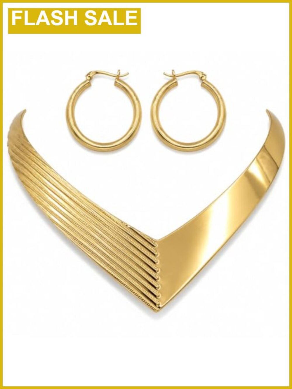 Chunky Jewelry Set for Women Statement Collar Necklace Egyptian Queen Halloween